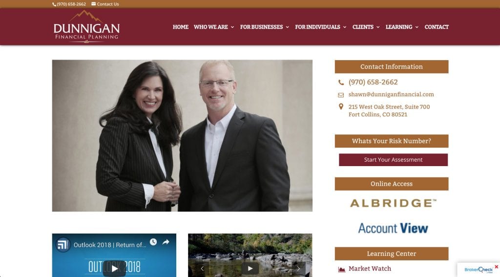 Financial Advisor Websites