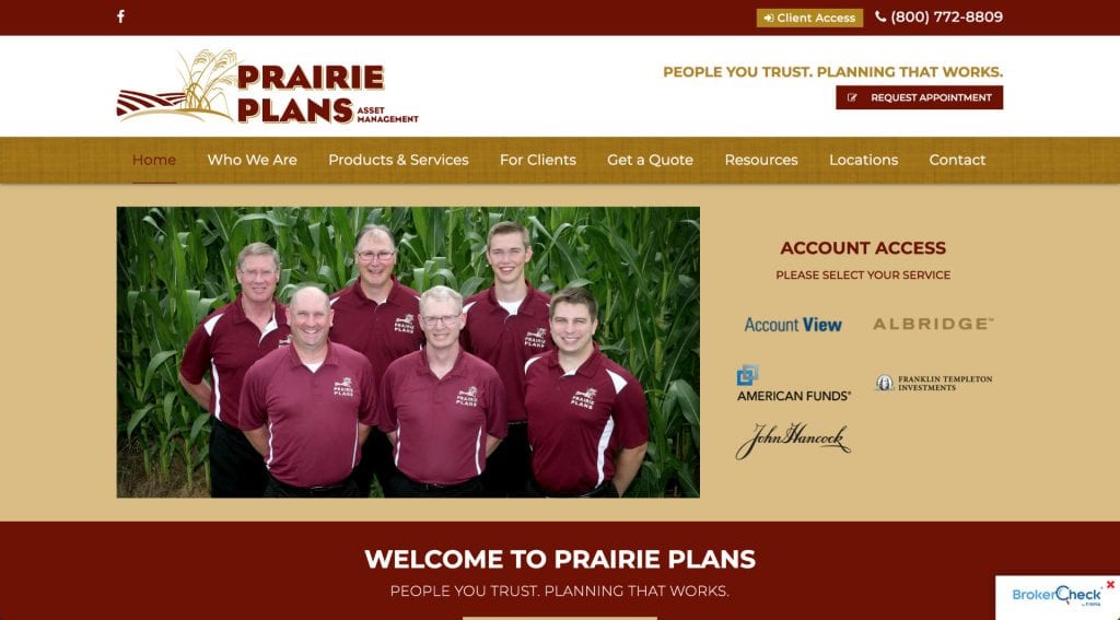 Financial Advisor Websites
